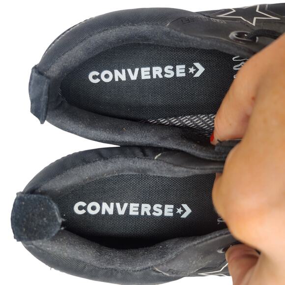 Converse Gore-Tex One Star Ox Mens 7.5 Womens 9.5 Black White Waterproof Low Top - Picture 10 of 12